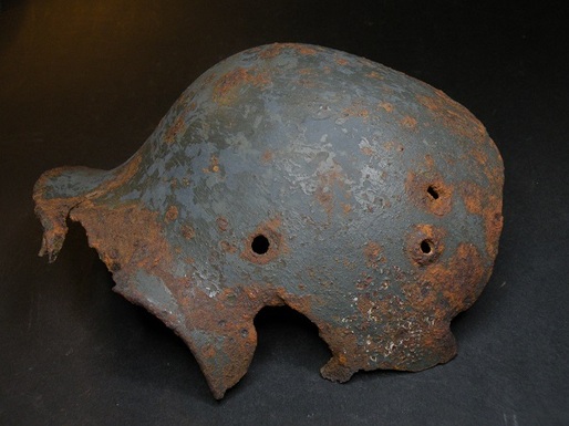 Hobbyhistorica german helmet found in stalingrad battlefield find ww2 decal helmet
