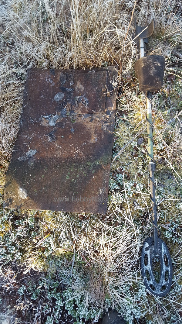 hobbyhistorica winter digging ww2 relic hunting metal detecting