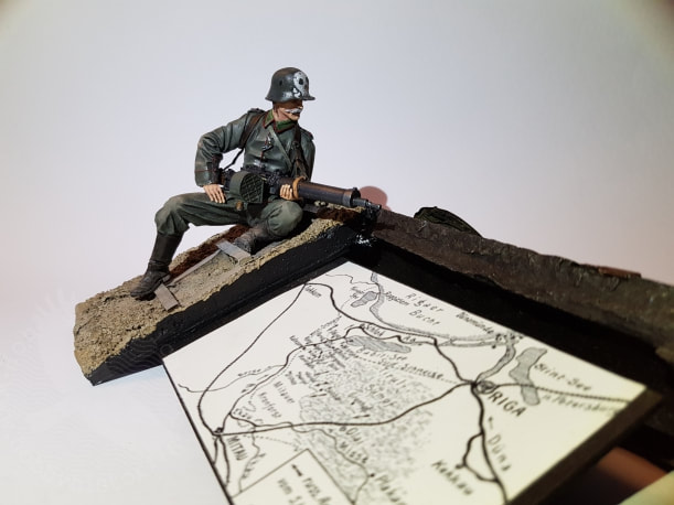 hobbyhistorica yngve sjodin inka ww1 german machinegunner jeff shiu 1/16 miniature modelling machinegun hill latvia 