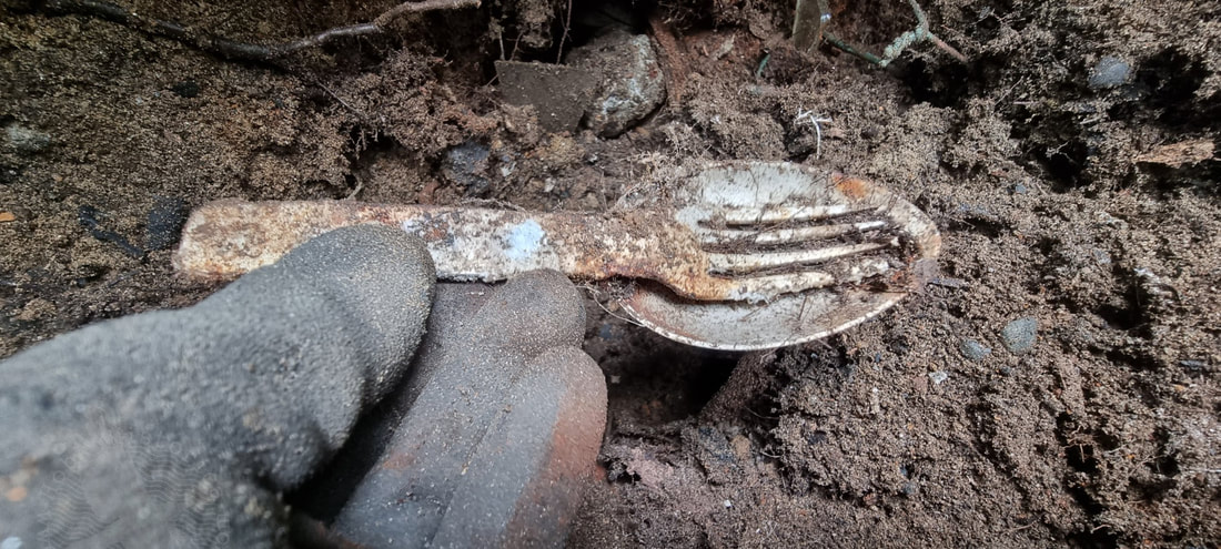 hobbyhistorica metal detecting battlefield archaeology edelweiss heer belt buckle relic hunting inka holmes yngve sjødin fisher f5 gebirgsjäger
