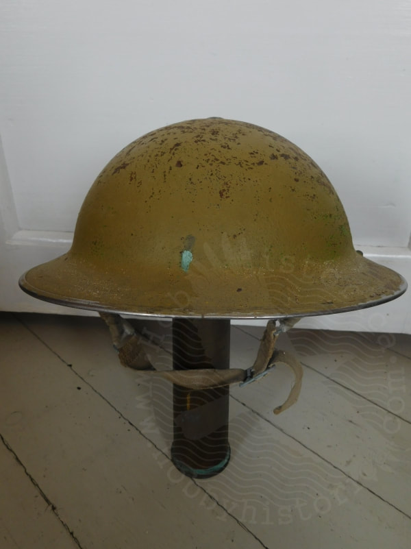 ww2 british combat helmet scots guards irish guards 1940 battle of norway hobbyhistorica metal detecting battlefield relics